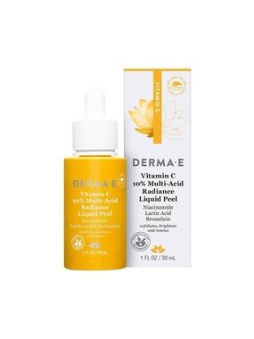 DERMA-E Vitamin C 10% Multi-Acid Radiance Liquid Peel - 01/26